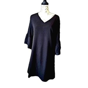 Elegant Black Midi Dress